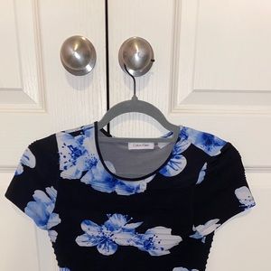 Calvin Klein floral blouse